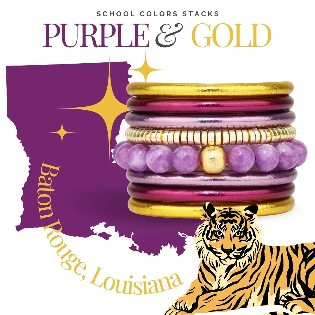 Purple/Gold School Stack sold by BuDhaGirl product image thumbnail 2