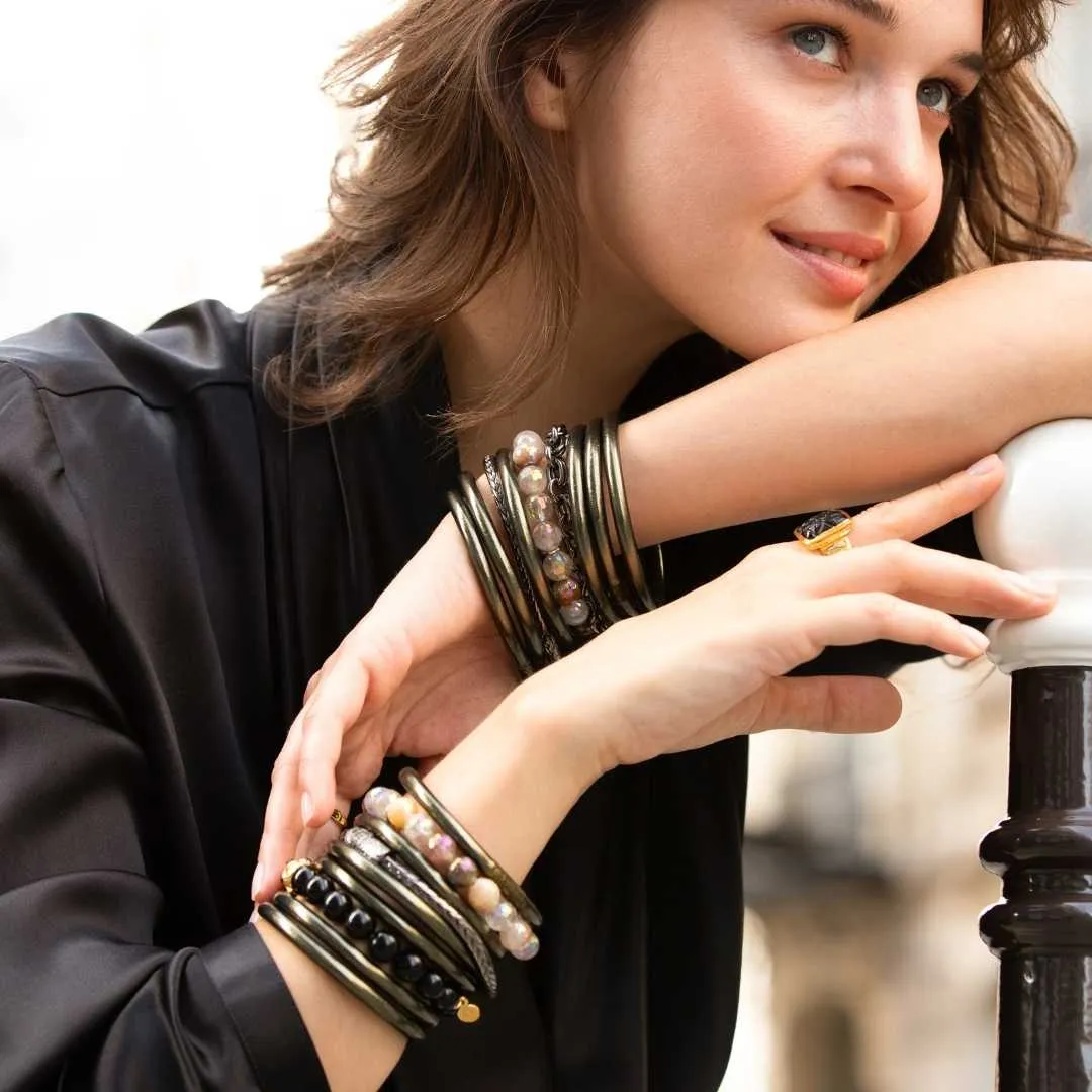 Mélange Beaded Bracelet - Flint sold by BuDhaGirl product image thumbnail 2