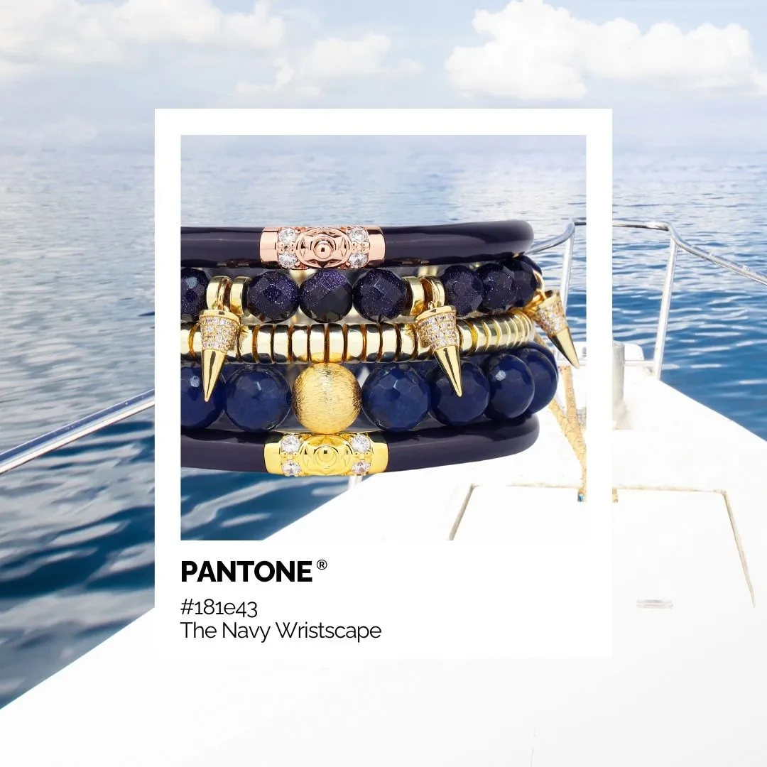 Navy Summer Blues Stack sold by BuDhaGirl product image thumbnail 3