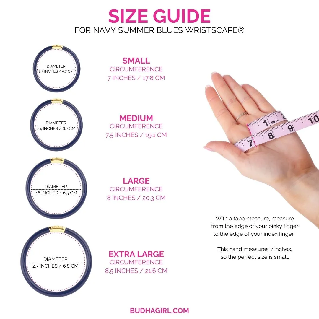 Navy Summer Blues Stack sold by BuDhaGirl product image thumbnail 4