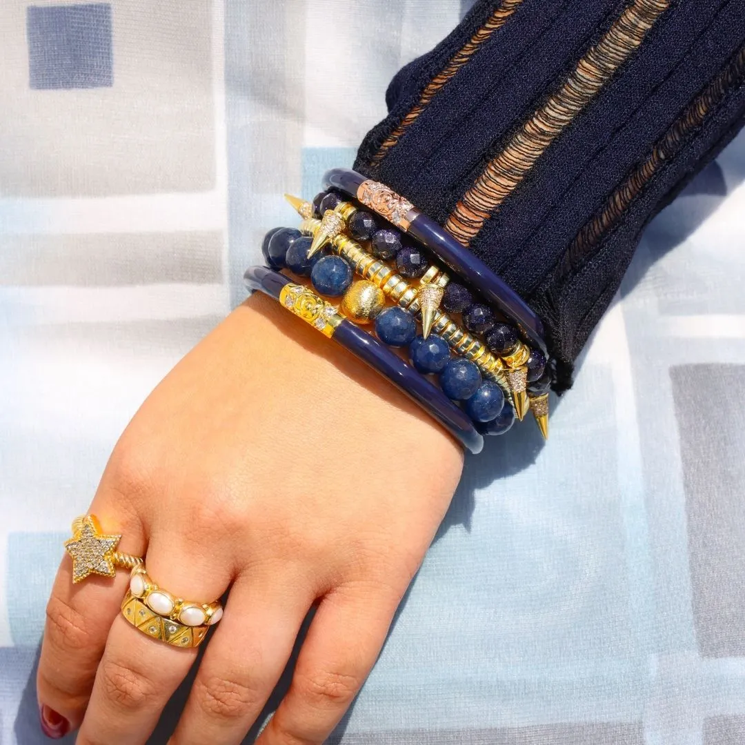 Navy Summer Blues Stack sold by BuDhaGirl product image thumbnail 2
