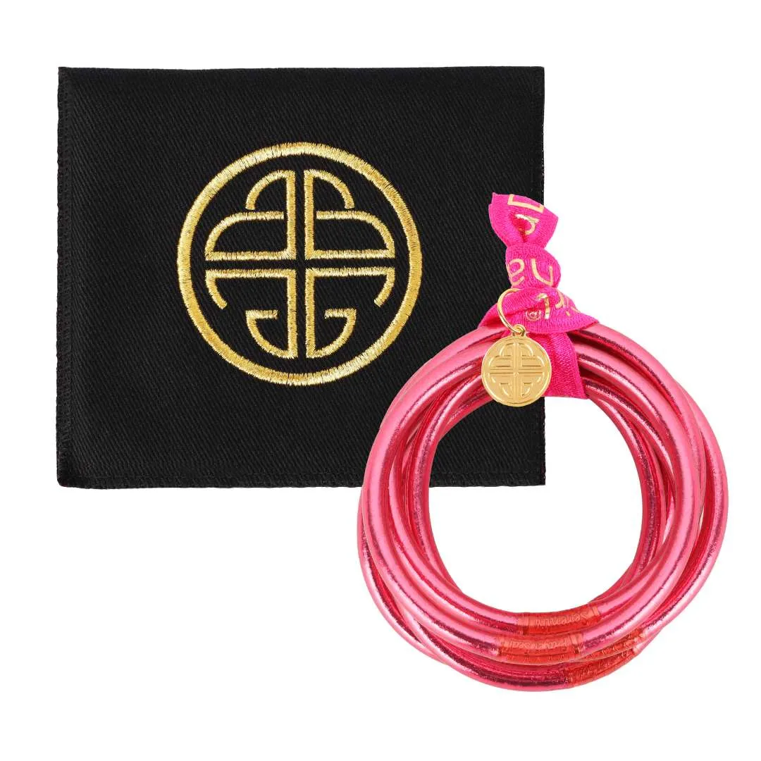 Pink All Weather Bangles® (Set of 6) - Serenity Prayer sold by BuDhaGirl product image thumbnail 5
