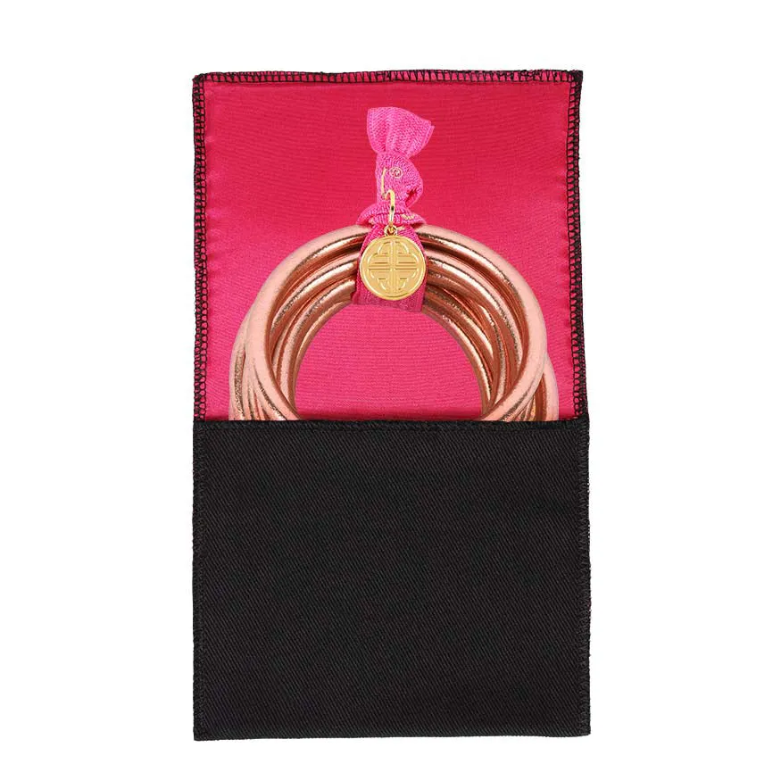 Rose Gold All Weather Bangles® (Set of 9) - Serenity Prayer sold by BuDhaGirl product image thumbnail 5