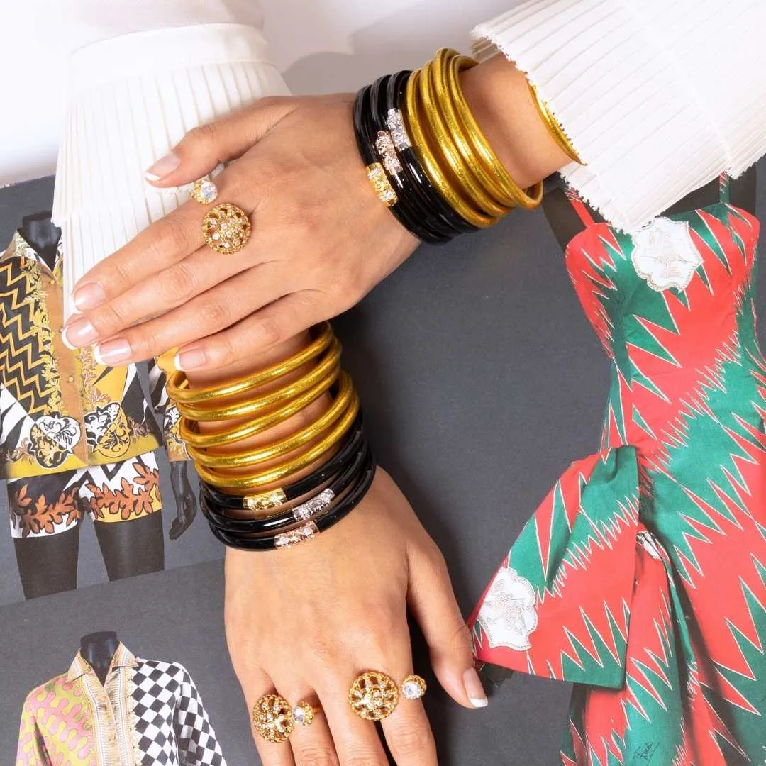 Three Kings All Weather Bangles® (AWB®) - Black sold by BuDhaGirl product image thumbnail 3