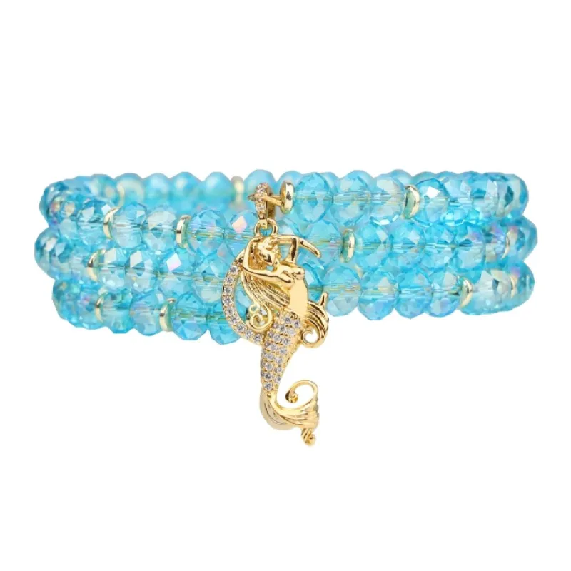Ariel Wrist Wrap - Aqua sold by BuDhaGirl