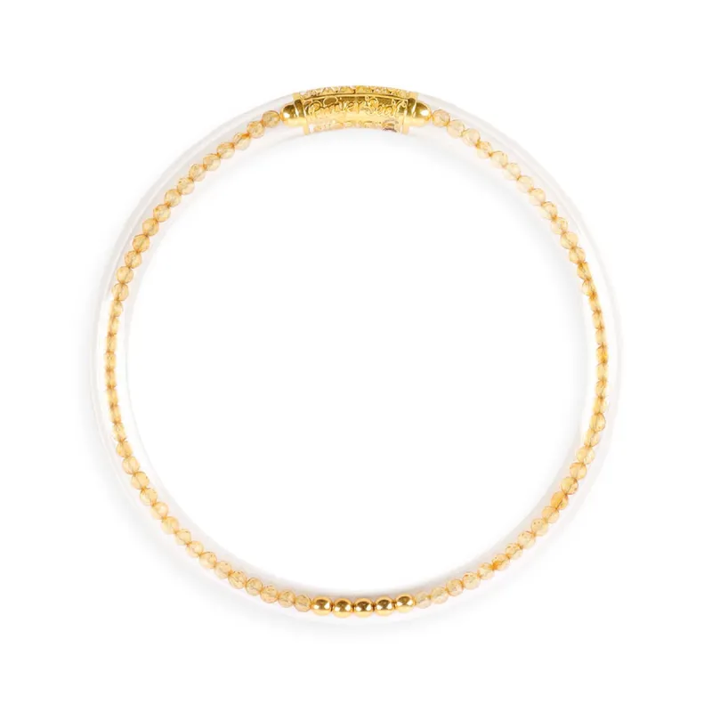 Citrine Luxe All Weather Bangle®(AWB®) - Serenity Prayer sold by BuDhaGirl