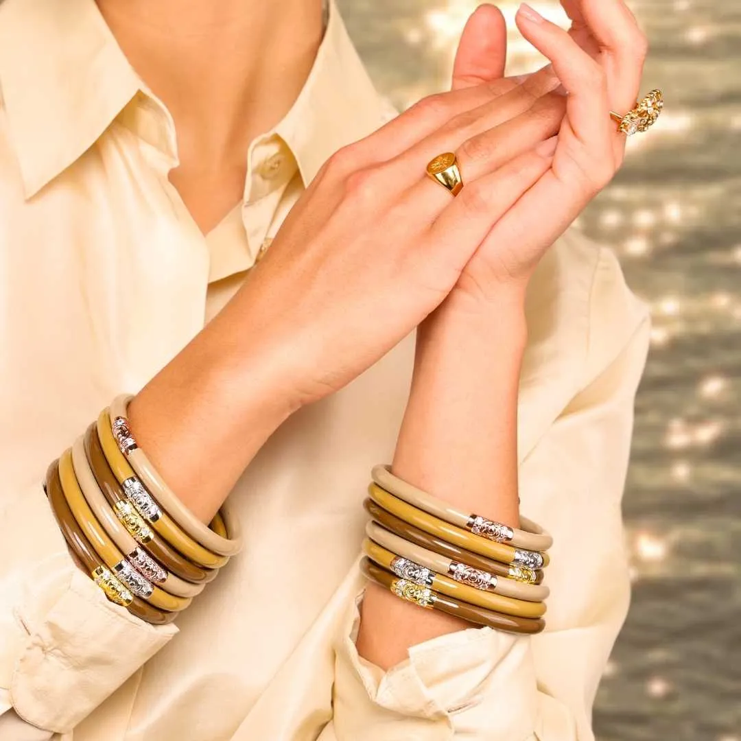 Oro Three Kings All Weather Bangles® (AWB®) - Oro sold by BuDhaGirl product image thumbnail 3