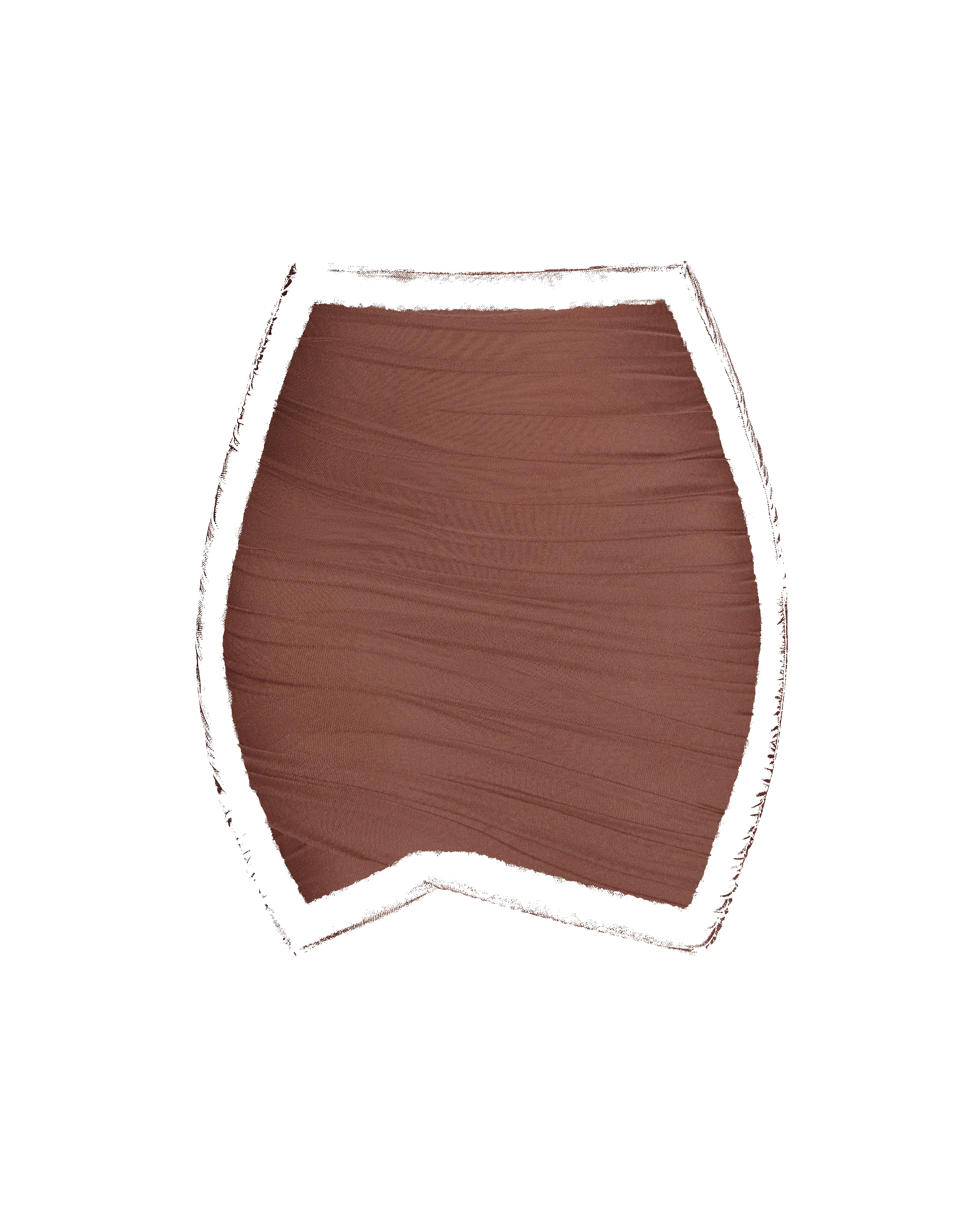 Cross Mesh Skirty - Mocha sold by TA3
