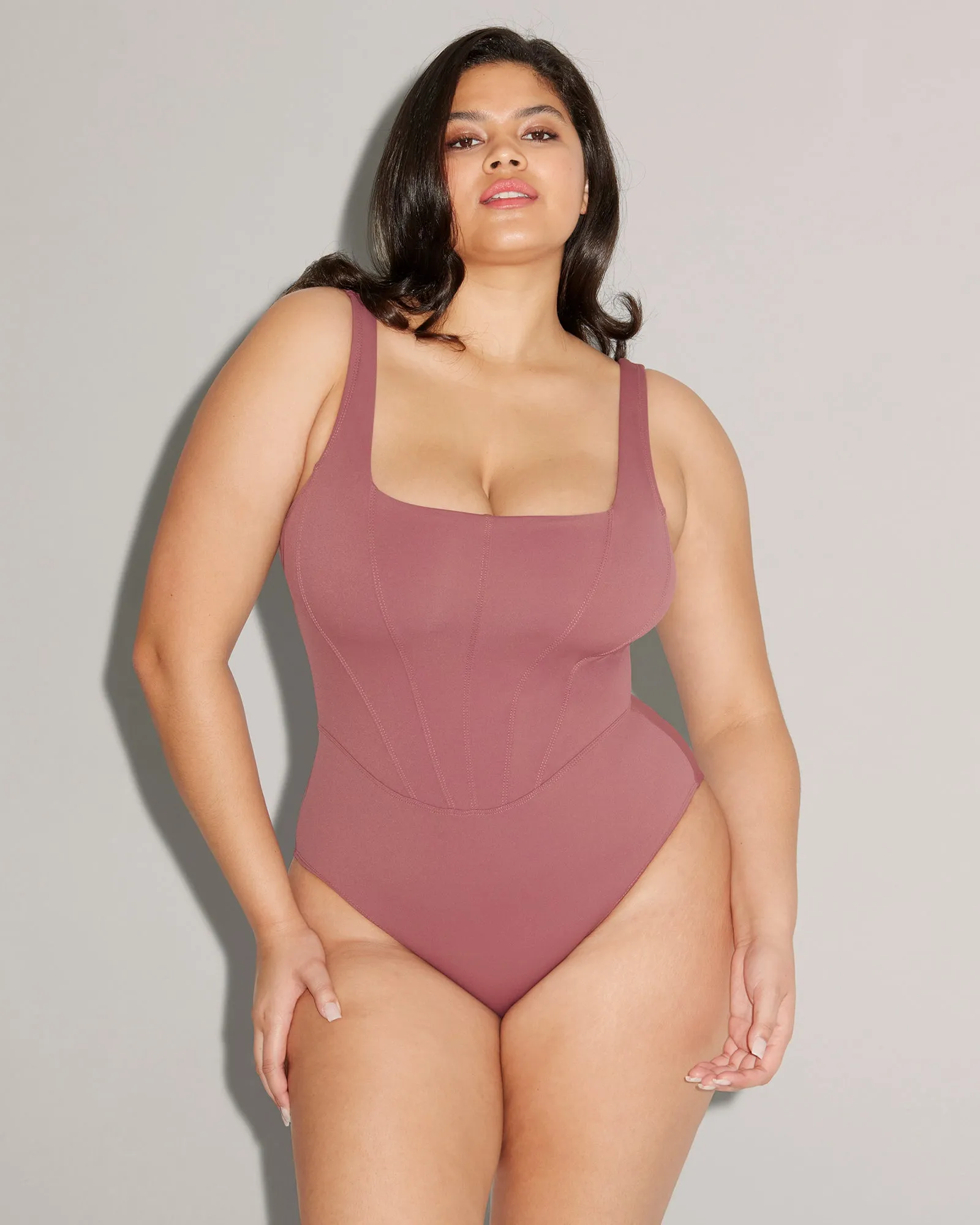 Seamed Squarey - Deep Rose sold by TA3