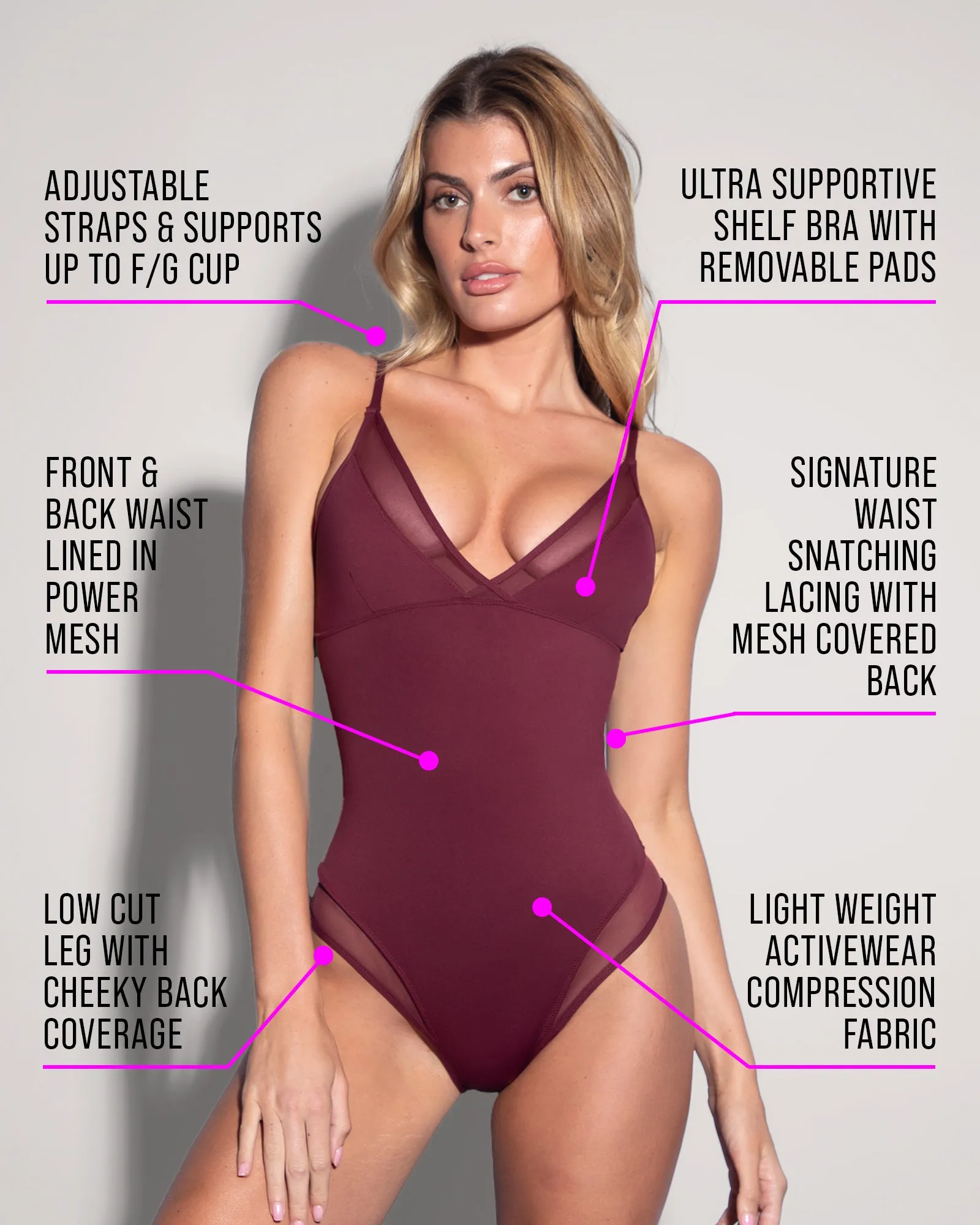 Meshy - Dark Cherry sold by TA3 product image thumbnail 4