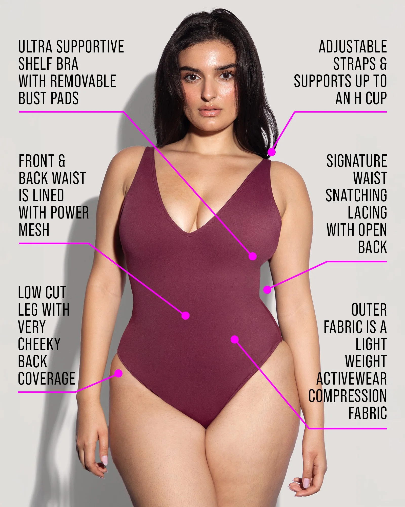 Cheeky Plungey - Dark Cherry sold by TA3 product image thumbnail 4