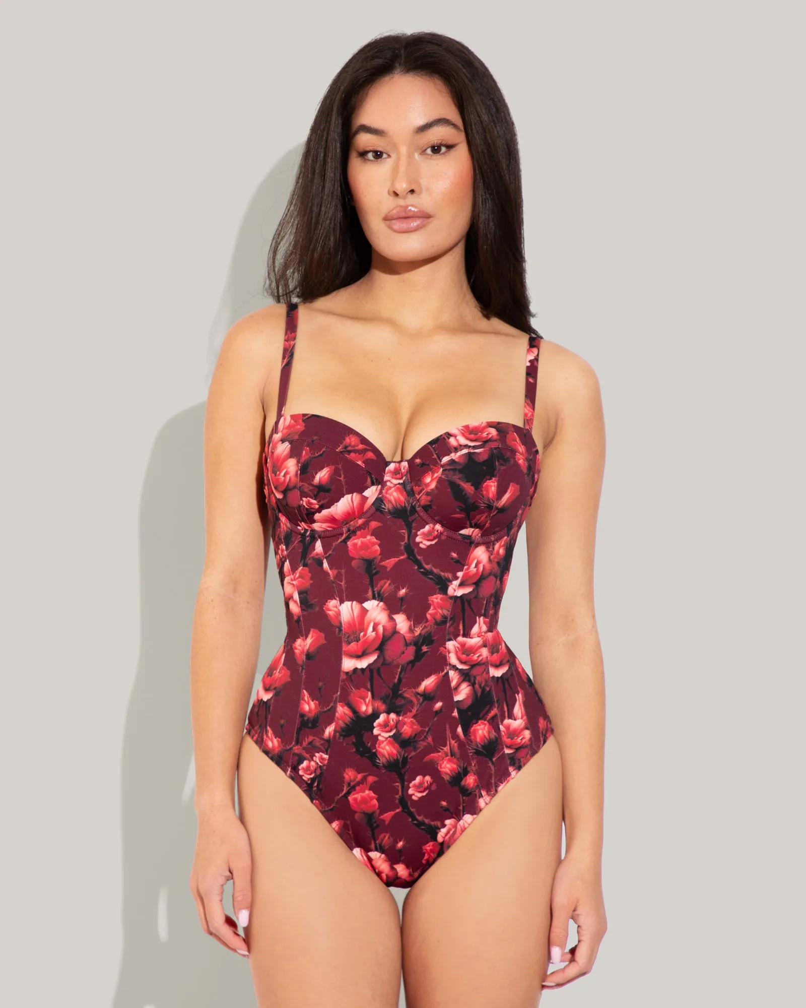 Lushy Cranberry Floral - Regular/Long sold by TA3