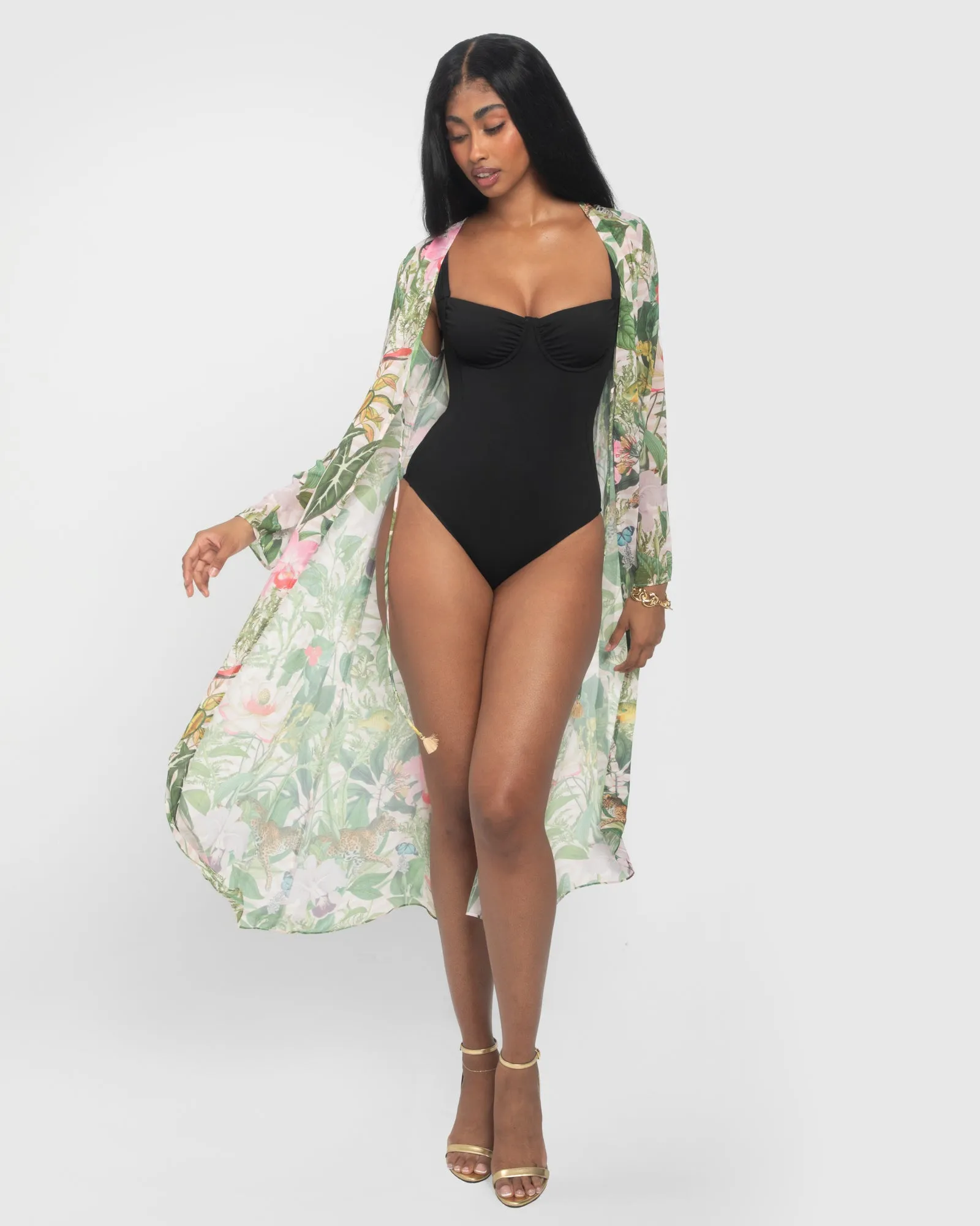 Chiffon Cover Up - Floral Ambrosia sold by TA3 product image thumbnail 2