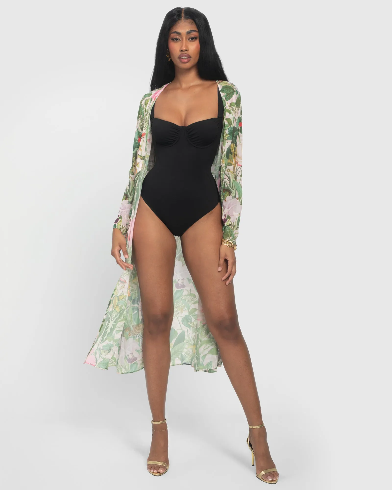 Chiffon Cover Up - Floral Ambrosia sold by TA3 product image thumbnail 3