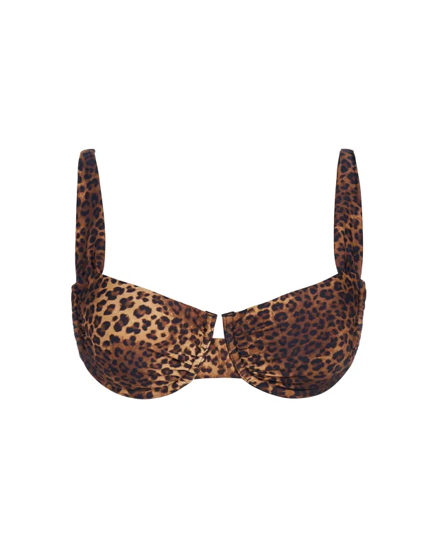 Sweetie Bikini Top - Spotted Leopard sold by TA3