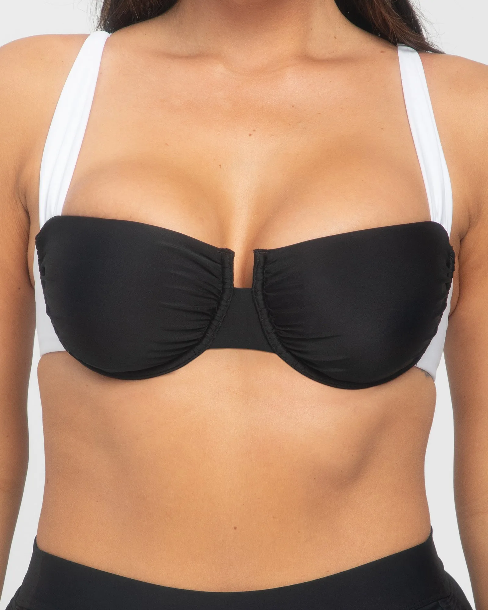 Sweetie Bikini Top - Black/White sold by TA3 product image thumbnail 3