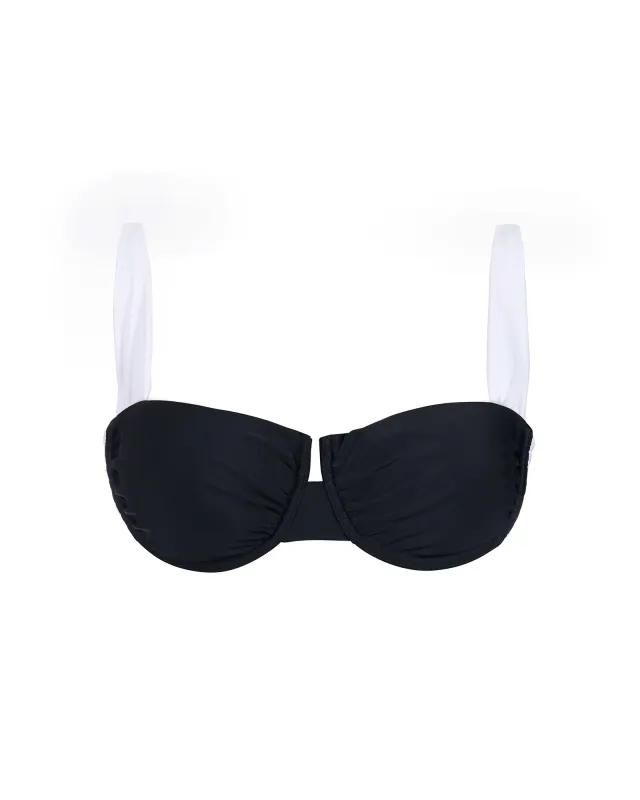 Sweetie Bikini Top - Black/White sold by TA3
