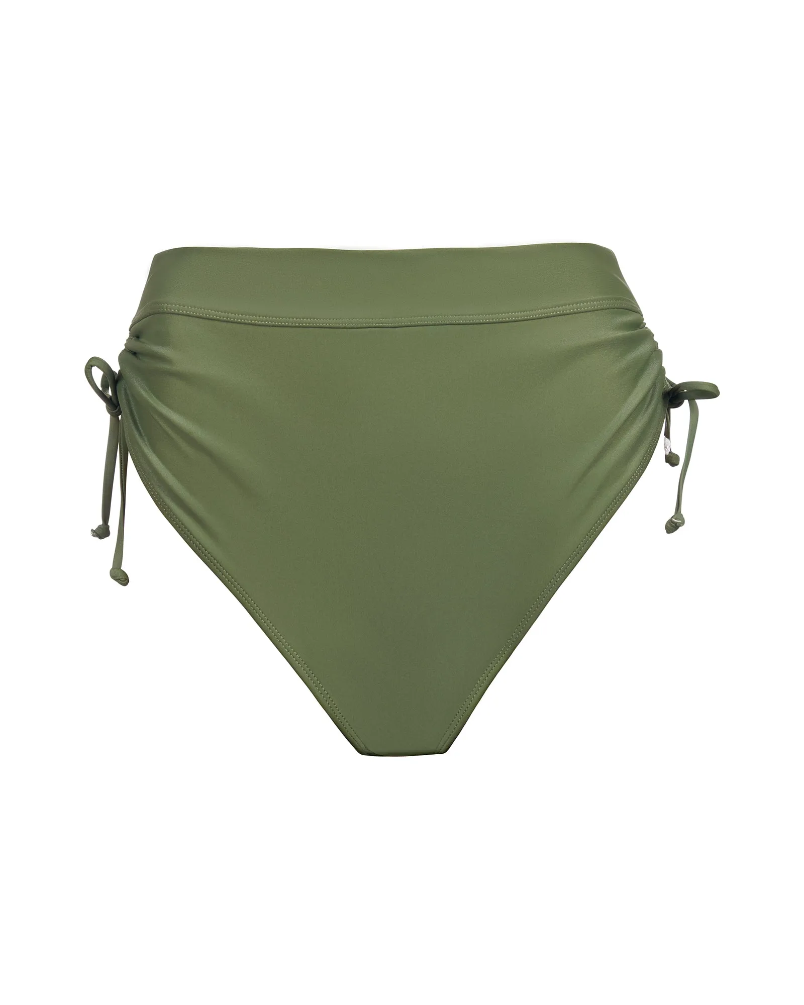 Cinchy Bikini Bottom - Martini Olive Shine sold by TA3
