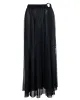 Ringy Sheer Slit Skirty - Black sold by TA3