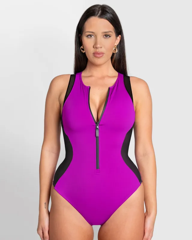 Crewy - Orchid/Black Mesh Contour sold by TA3