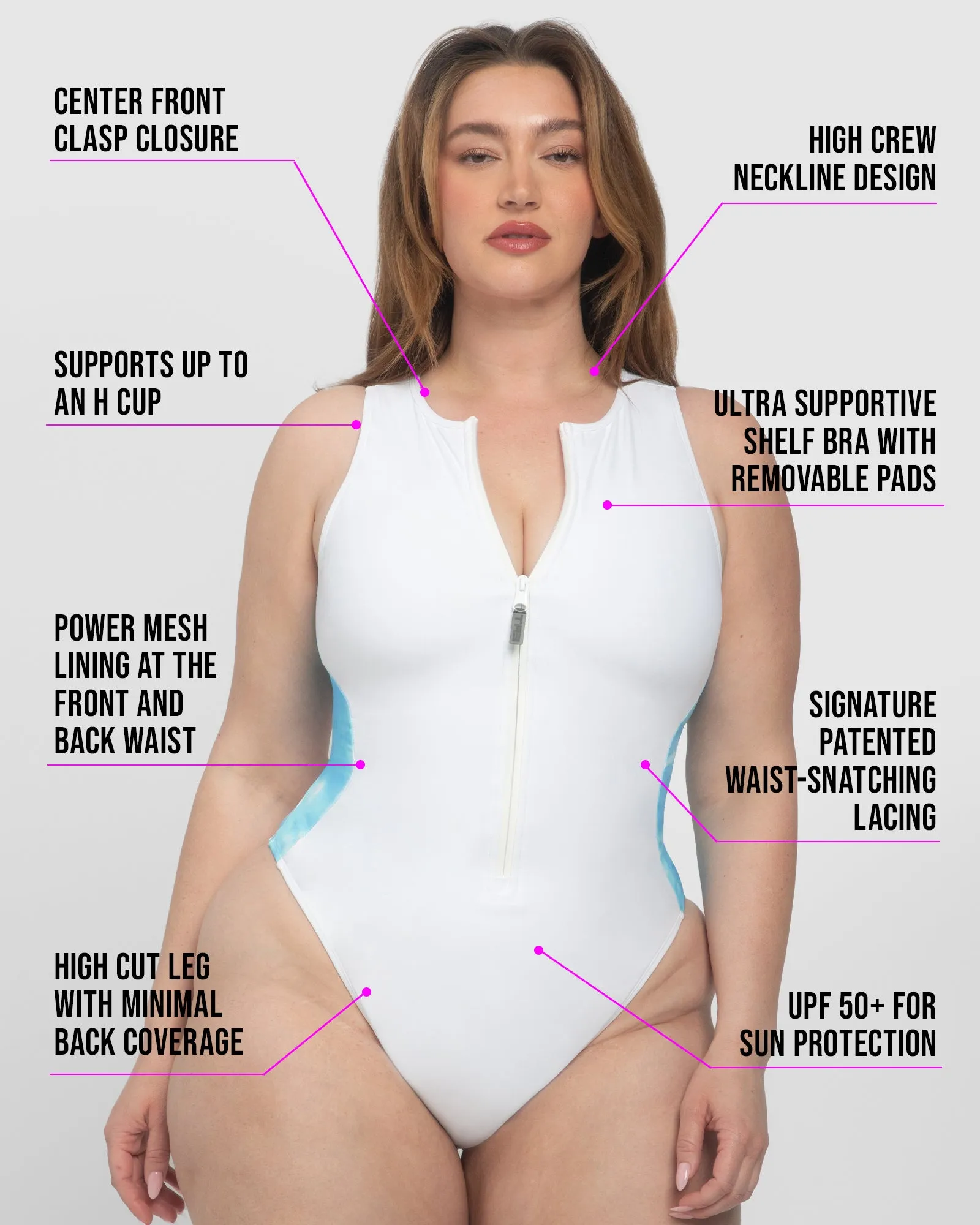 Hi Cut Crewy Surfy - Contour White/Pool sold by TA3 product image thumbnail 5