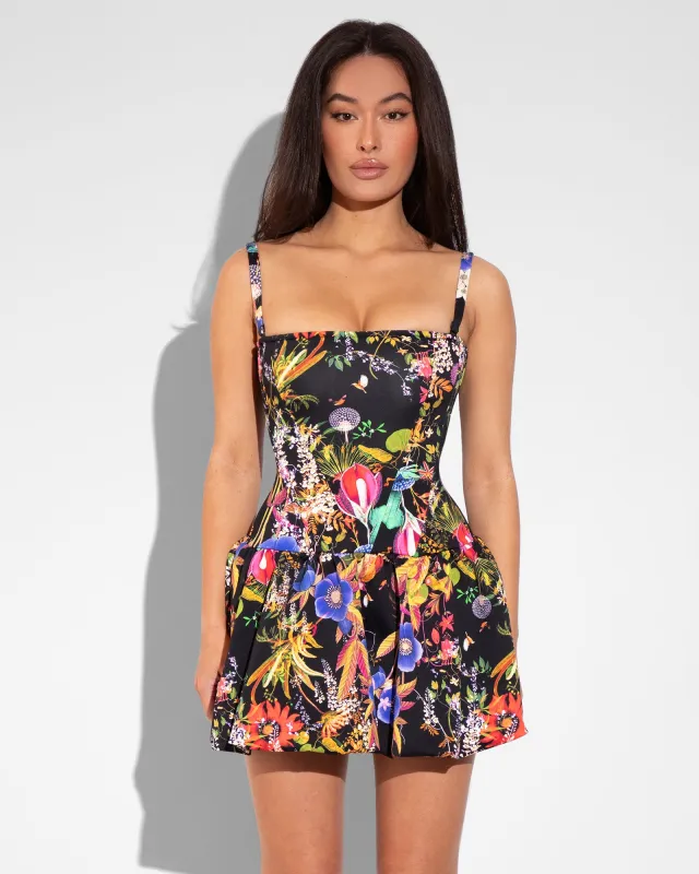 Squarey Convertible Bubble Dress - Forest Dream sold by TA3