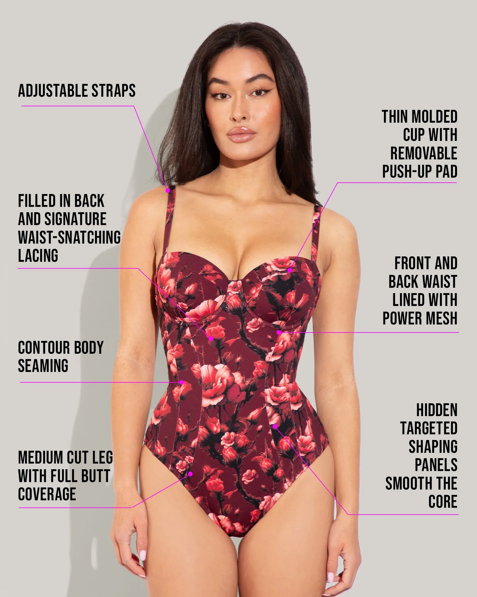 Lushy - Cranberry Floral sold by TA3 product image thumbnail 5