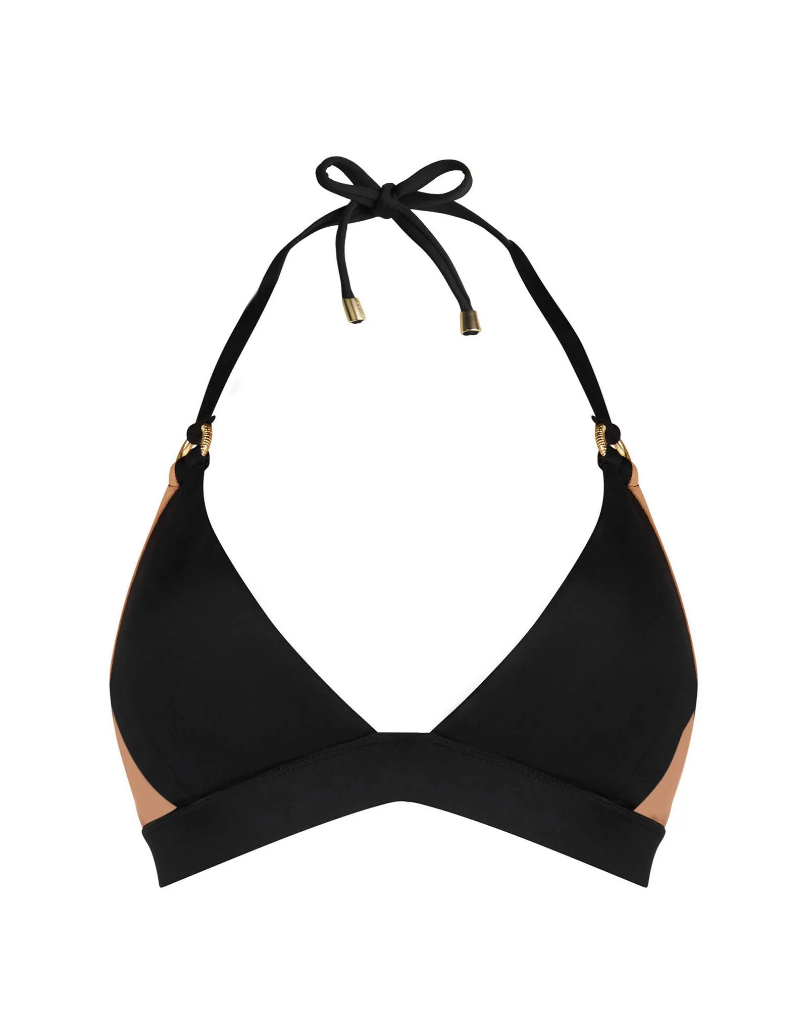 Triangle Bikini Top - Black/Tawny sold by TA3 product image thumbnail 5