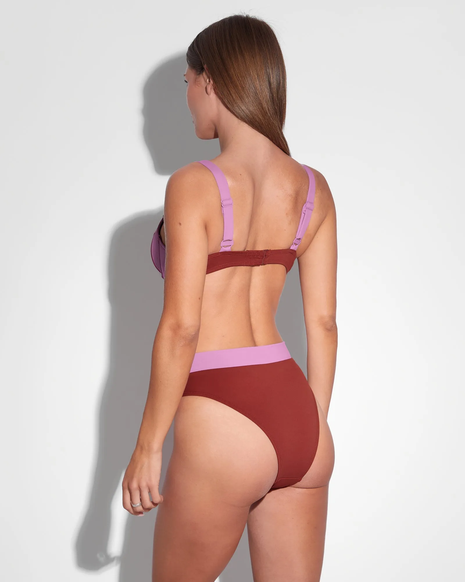 Brazilian Ring Kini Bottom - Copper/Lilac sold by TA3 product image thumbnail 2