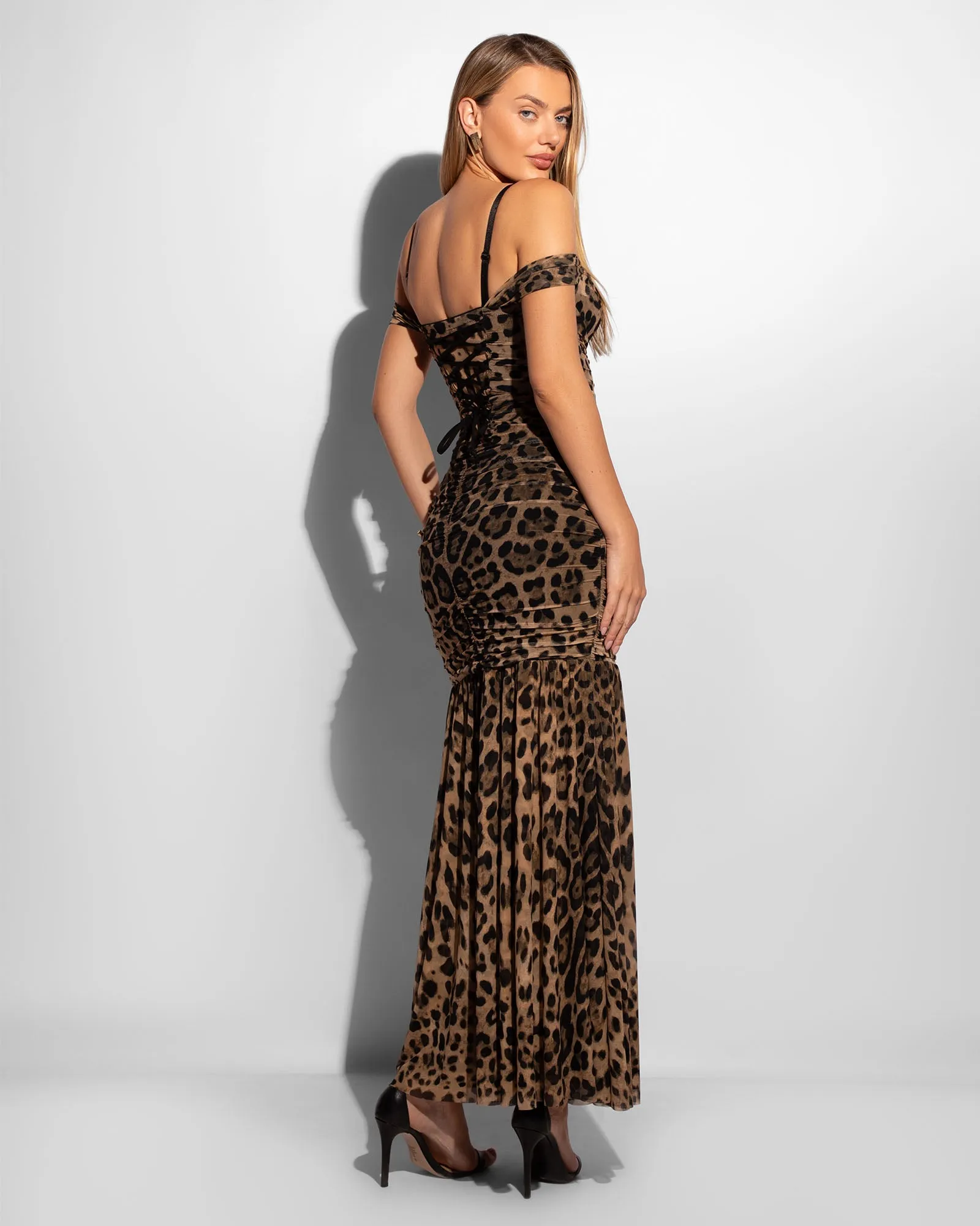 Sweetie Mermaid Dress - Symmetric Leopard sold by TA3 product image thumbnail 2