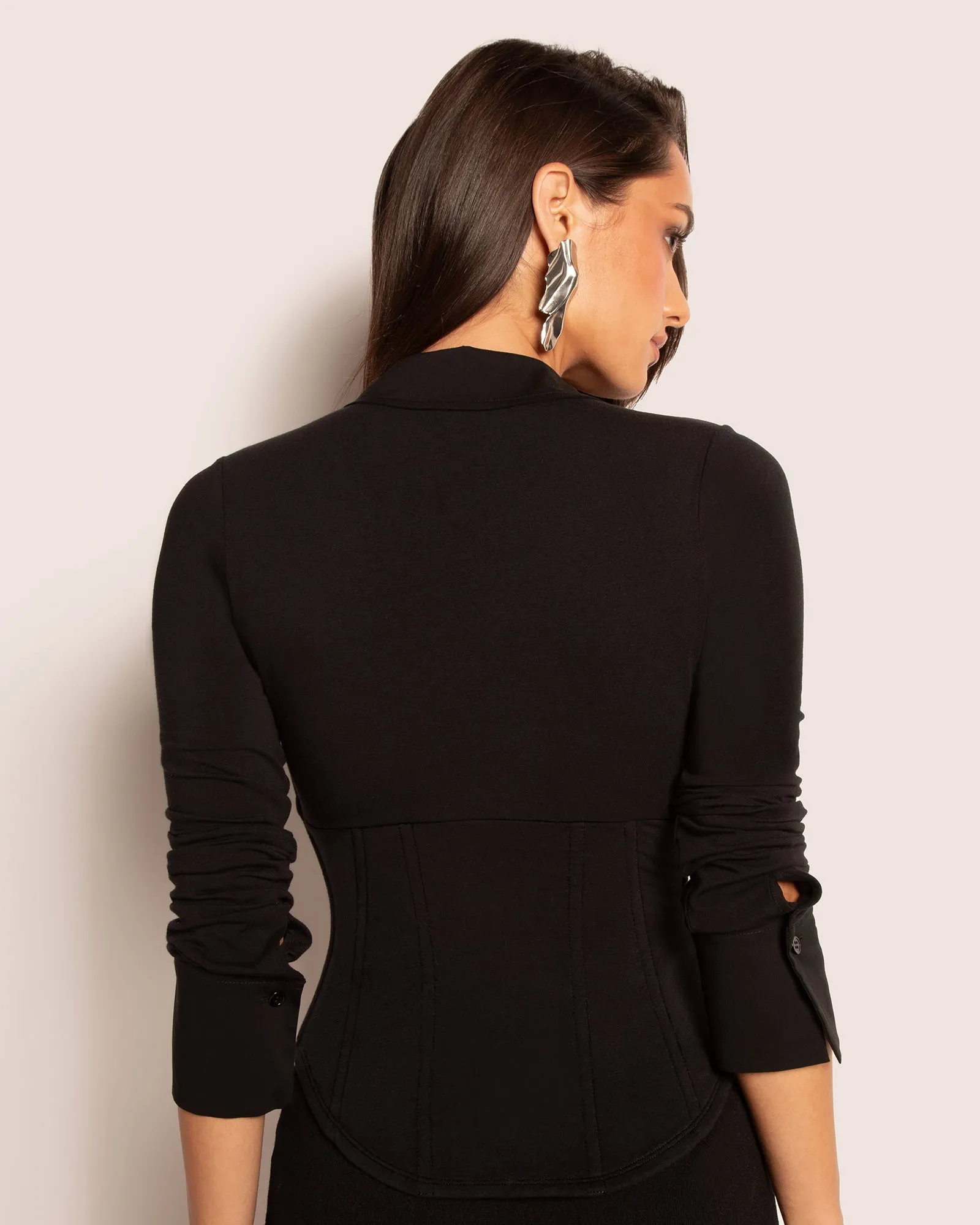 Shirty Long Sleeve Top - Black sold by TA3 product image thumbnail 2