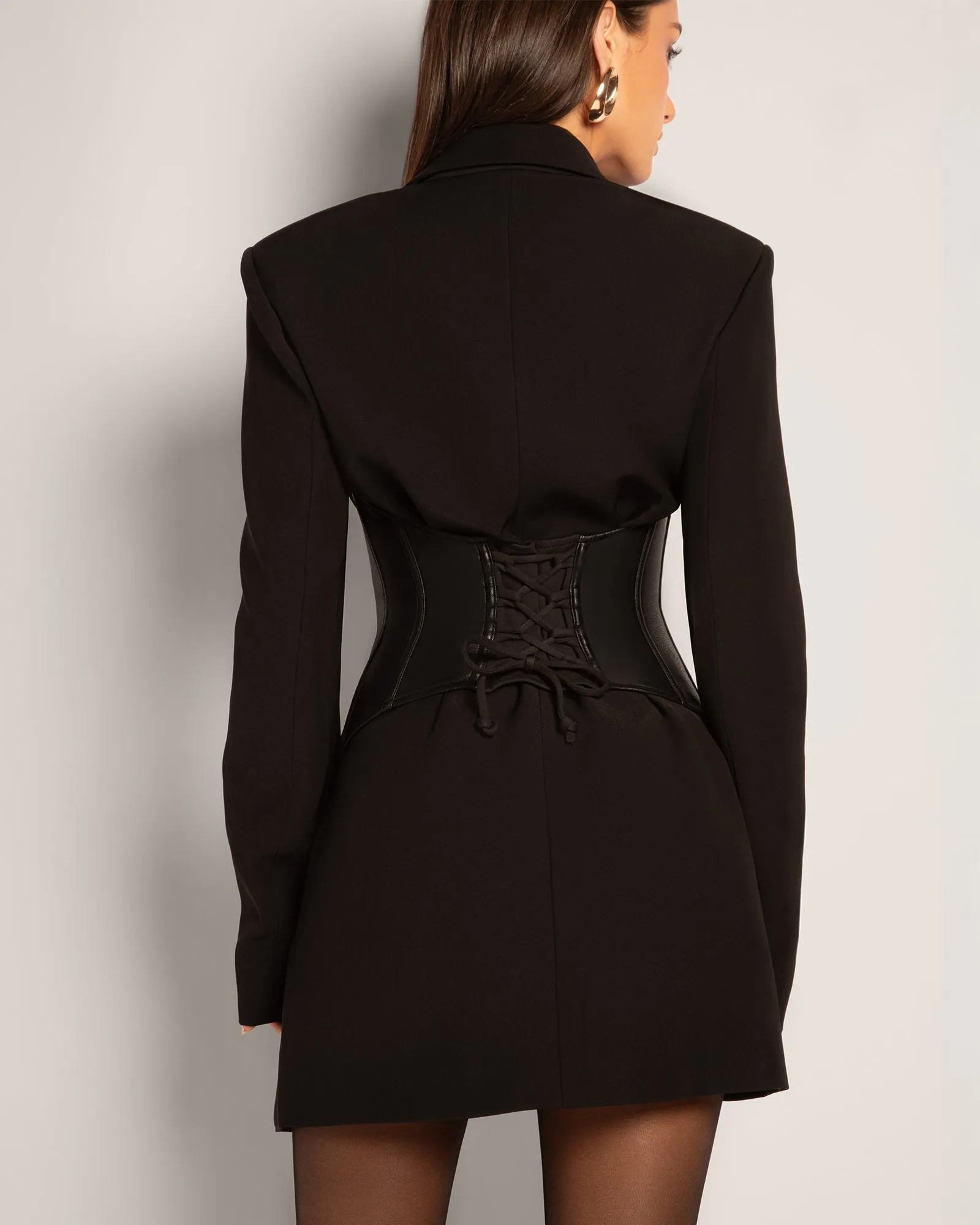 Corset Belt - Faux Leather Black sold by TA3 product image thumbnail 2