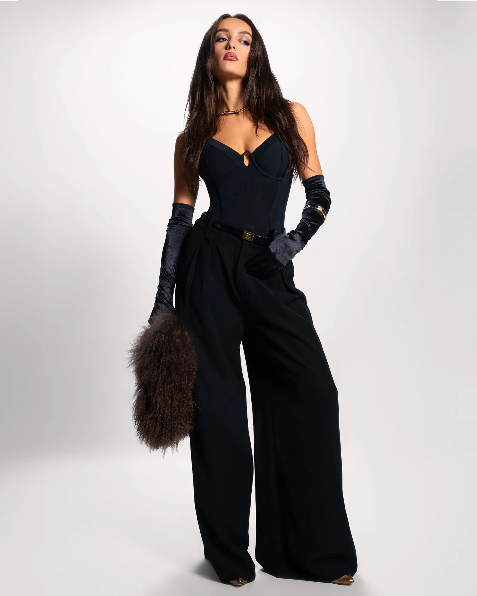 Corset Bodysuit - Black sold by TA3 product image thumbnail 3