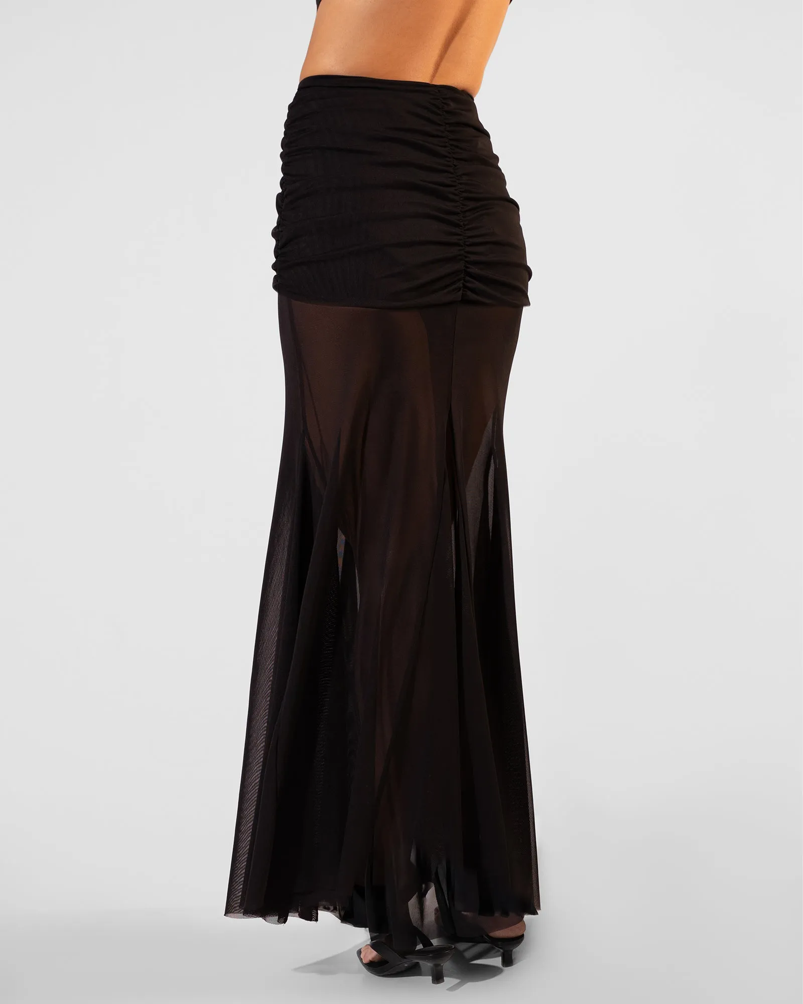 Mermaid Sheer Skirty - Black sold by TA3 product image thumbnail 2