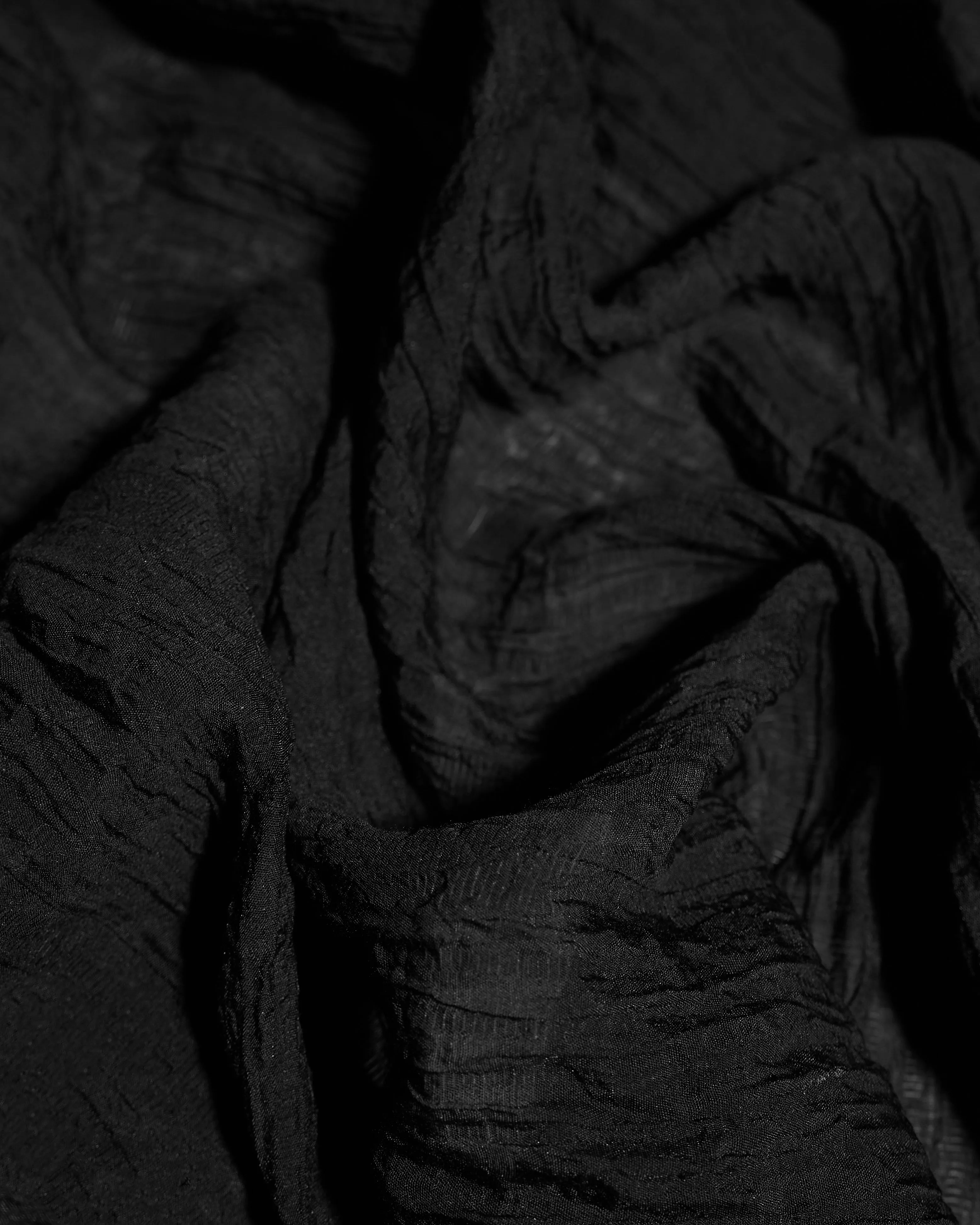 Seersucker Gauze Flowy Pant - Black sold by TA3 product image thumbnail 4