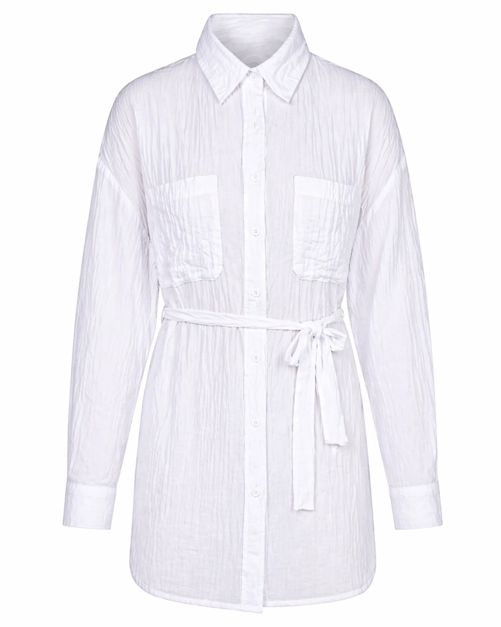 Flowy Shirt - Gauze White sold by TA3 product image thumbnail 5