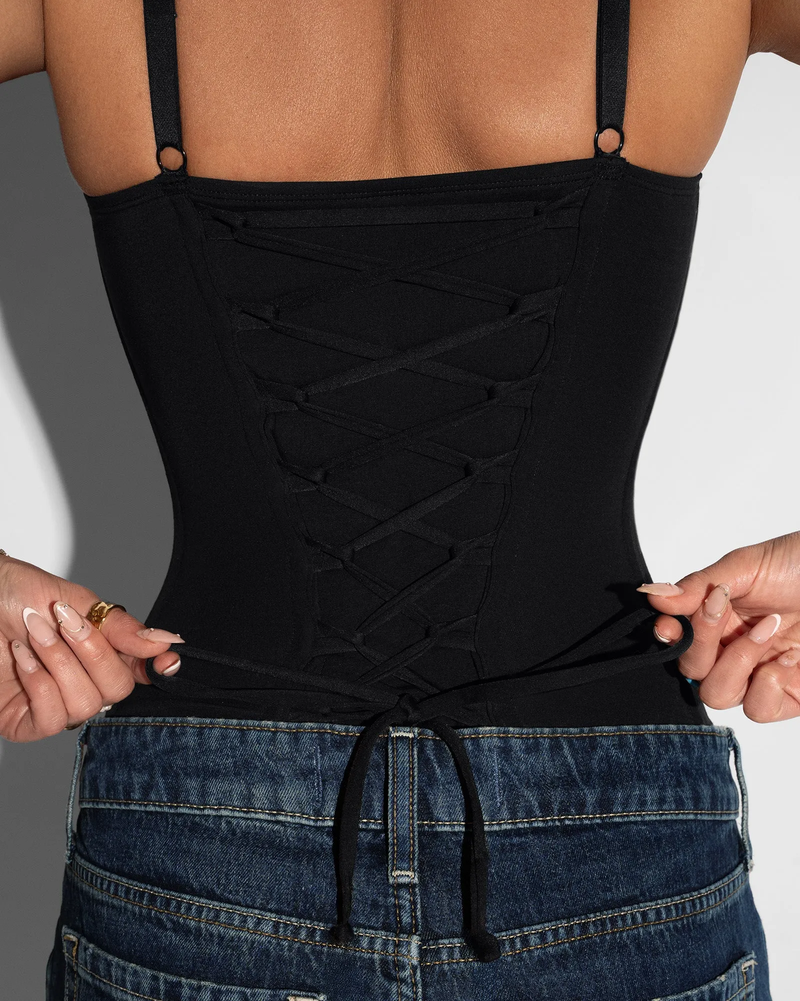 Shapey Bra Cami - Black sold by TA3 product image thumbnail 2