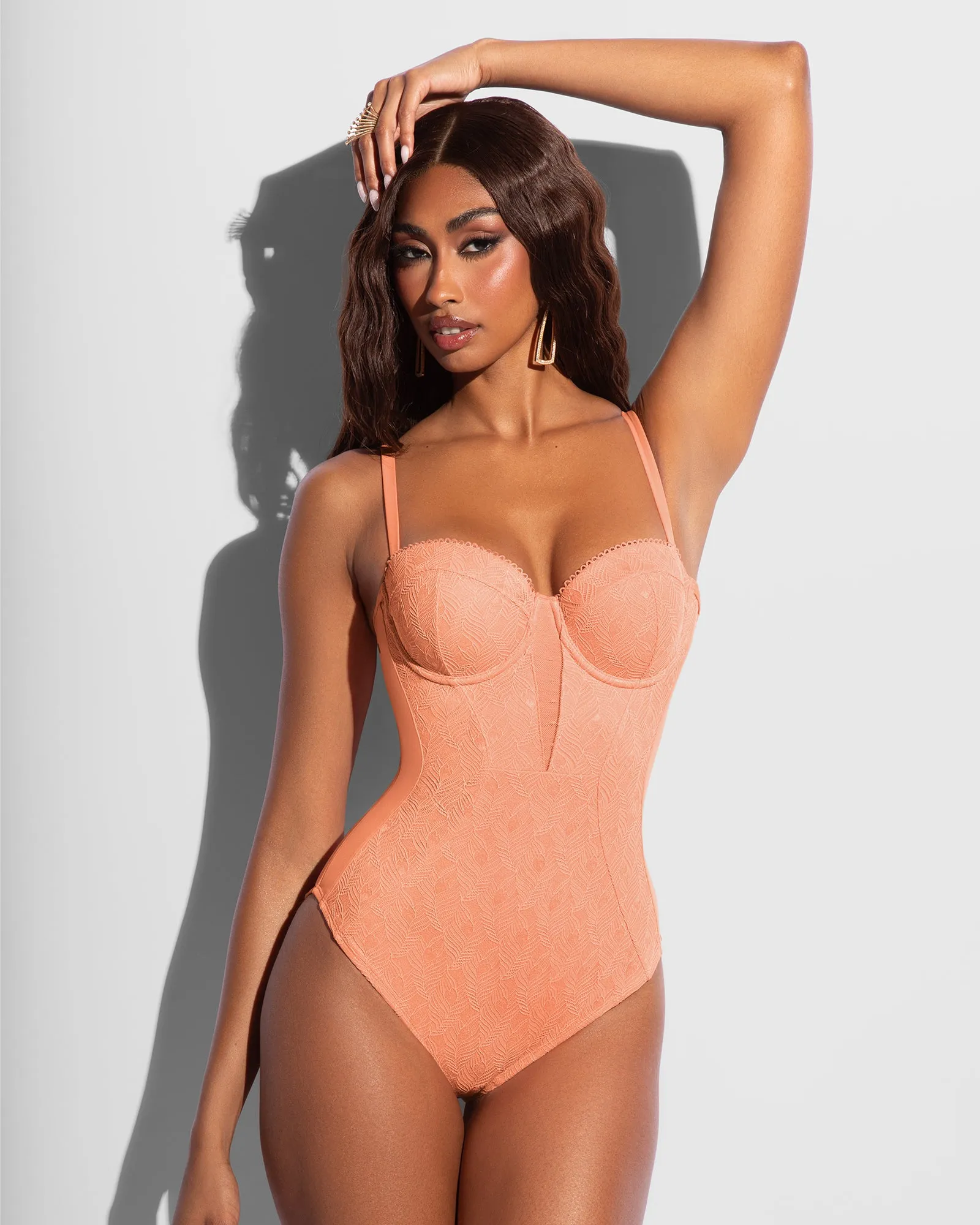 Bombshell - Lace Papaya sold by TA3