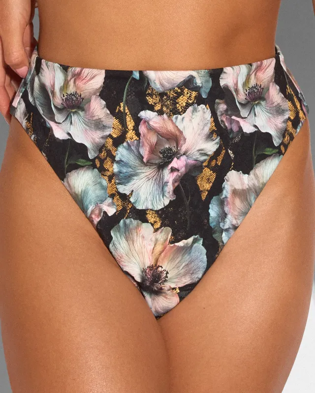 Hi Cut Smoothing Kini Bottom - Mystic Poppy made by TA3