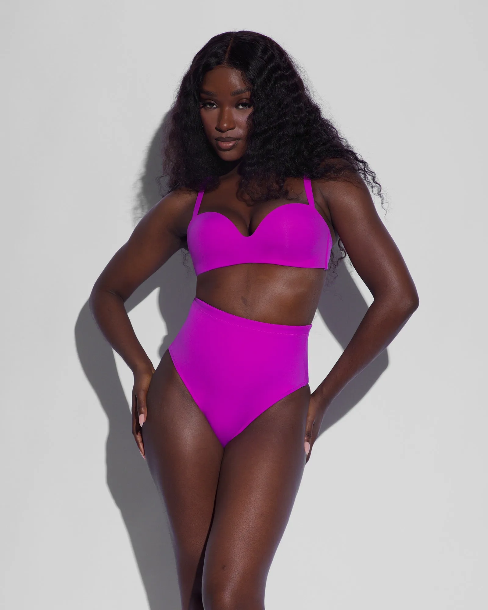 Extreme Hi Cut Kini Bottom - Orchid sold by TA3 product image thumbnail 3