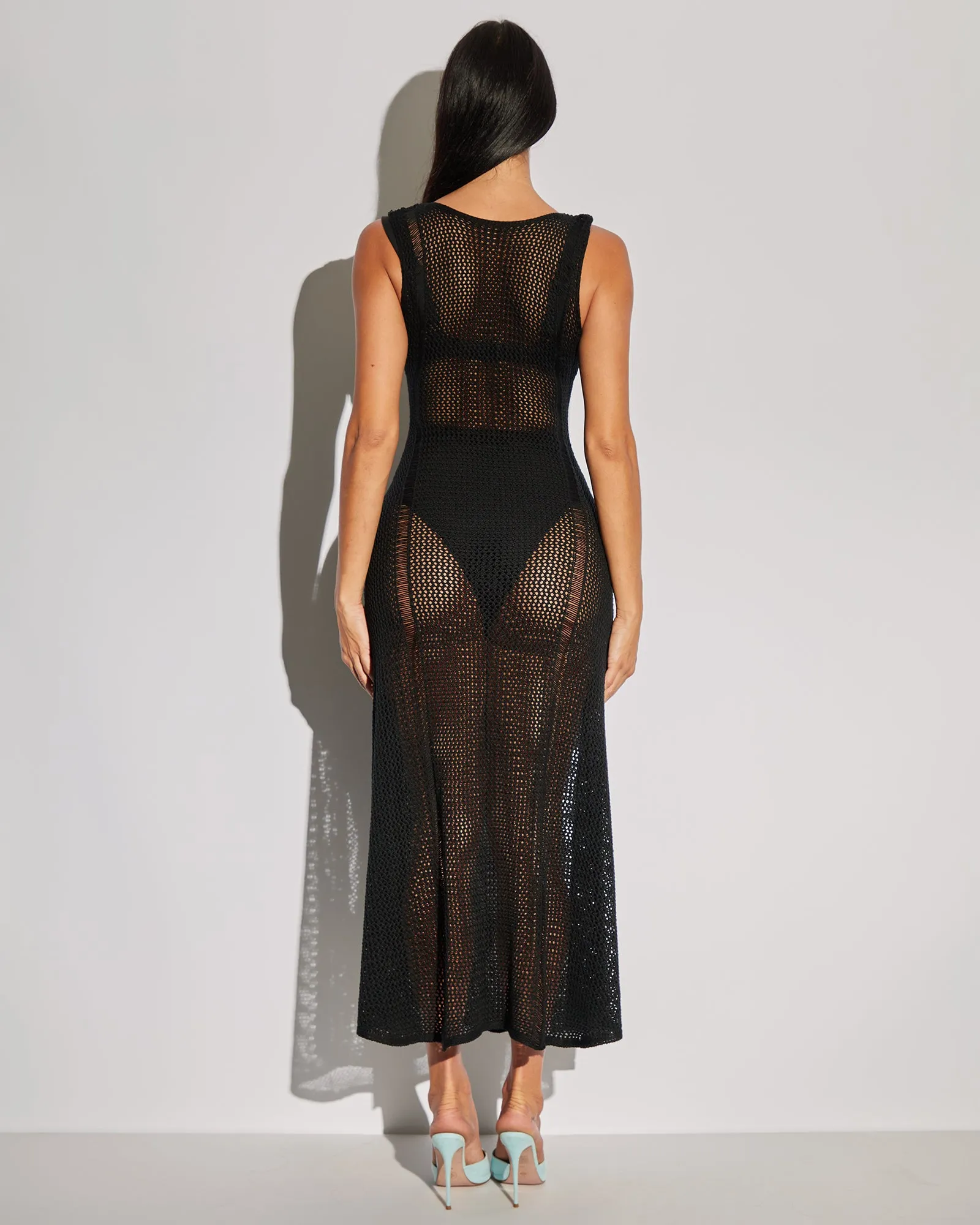 Stitchy Sleeveless Dress - Black sold by TA3 product image thumbnail 2