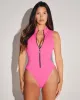 Hi Cut Sleeveless Surfy - Bright Pink sold by TA3