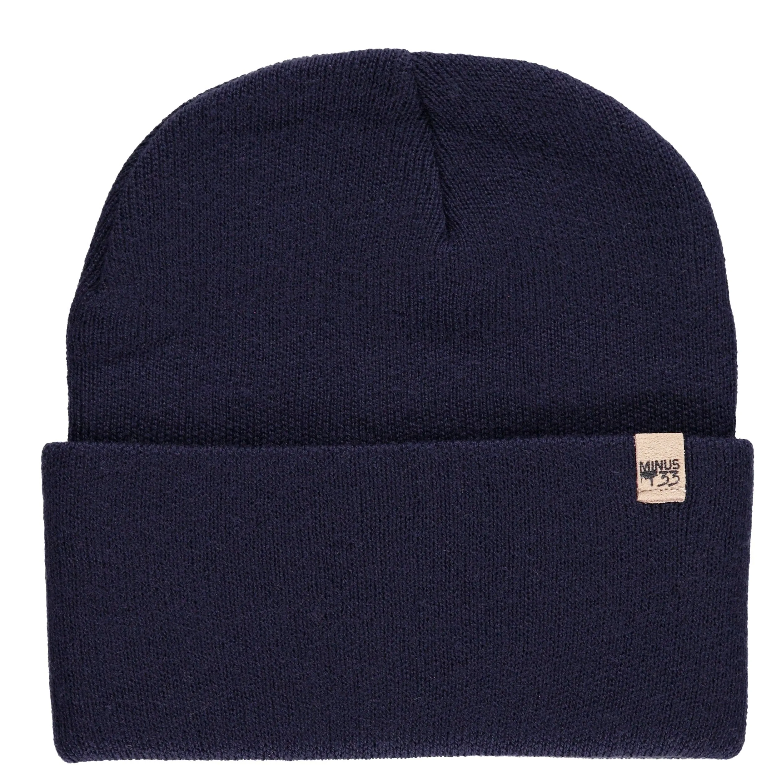 100% Merino Wool Knit Cuff Beanie- Midweight sold by Minus33 Merino Wool