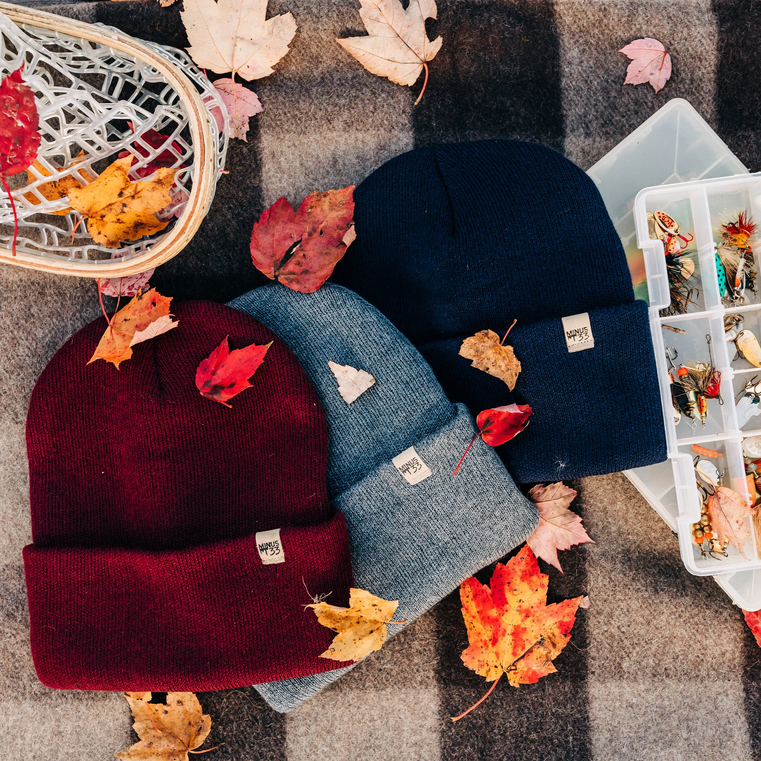 100% Merino Wool Knit Cuff Beanie- Midweight sold by Minus33 Merino Wool product image thumbnail 2