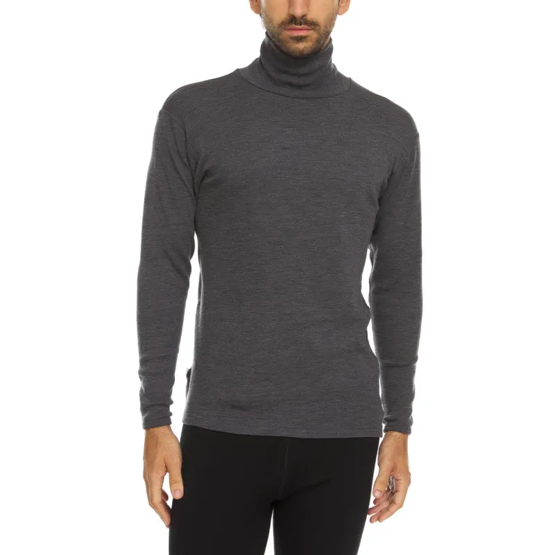 Midweight Men's Wool Turtleneck - 100% Merino Wool made by Minus33 Merino Wool