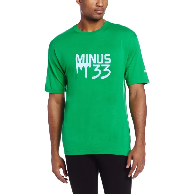 Lightweight - Merinoholics Logo'd T-Shirt 100% Merino Wool sold by Minus33 Merino Wool