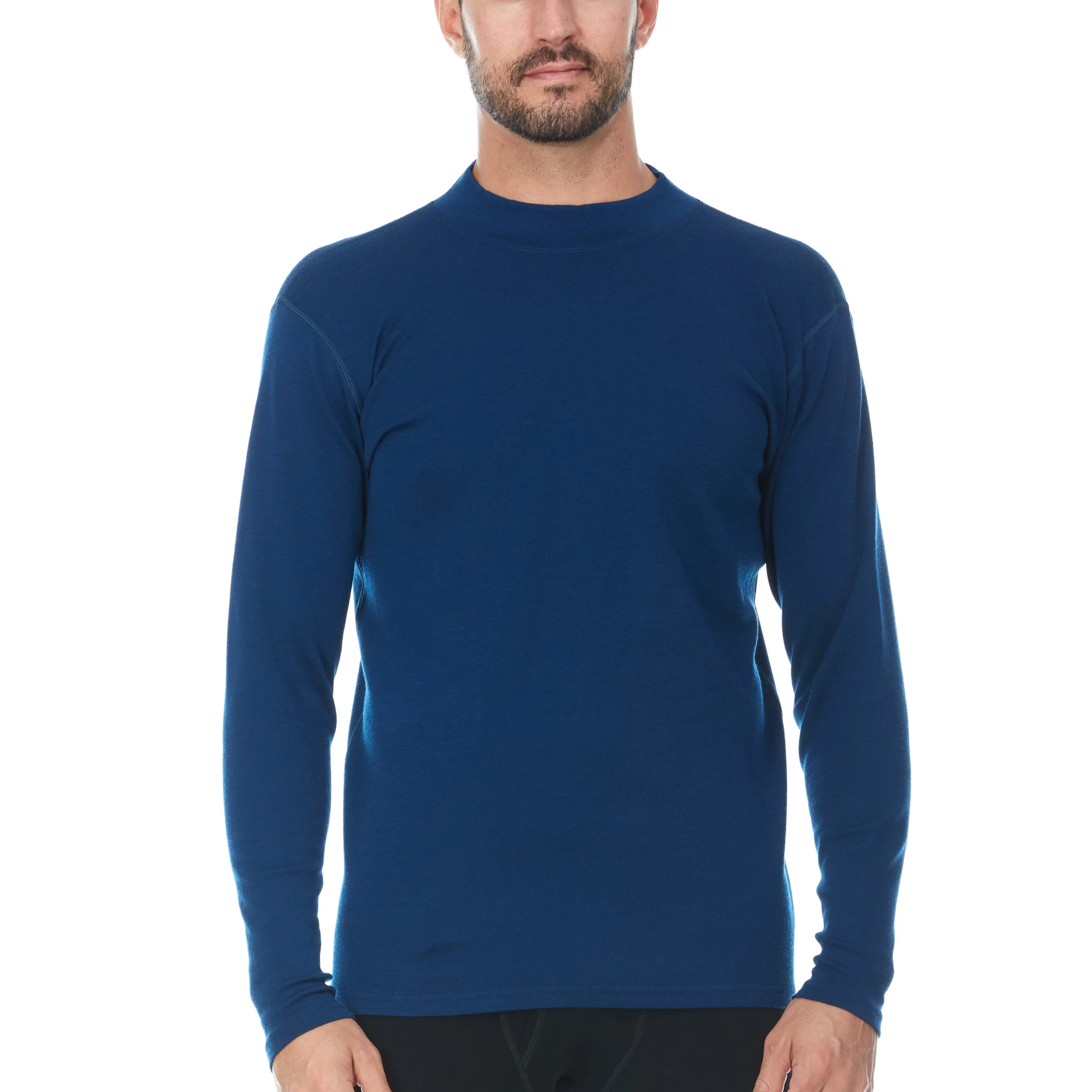 Midweight Wool Mock Neck - 100% Merino Wool sold by Minus33 Merino Wool