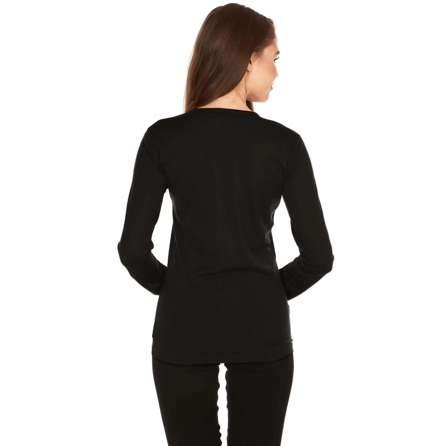 Microweight Women's Wool Long Sleeve Shirt - Woolverino sold by Minus33 Merino Wool product image thumbnail 2