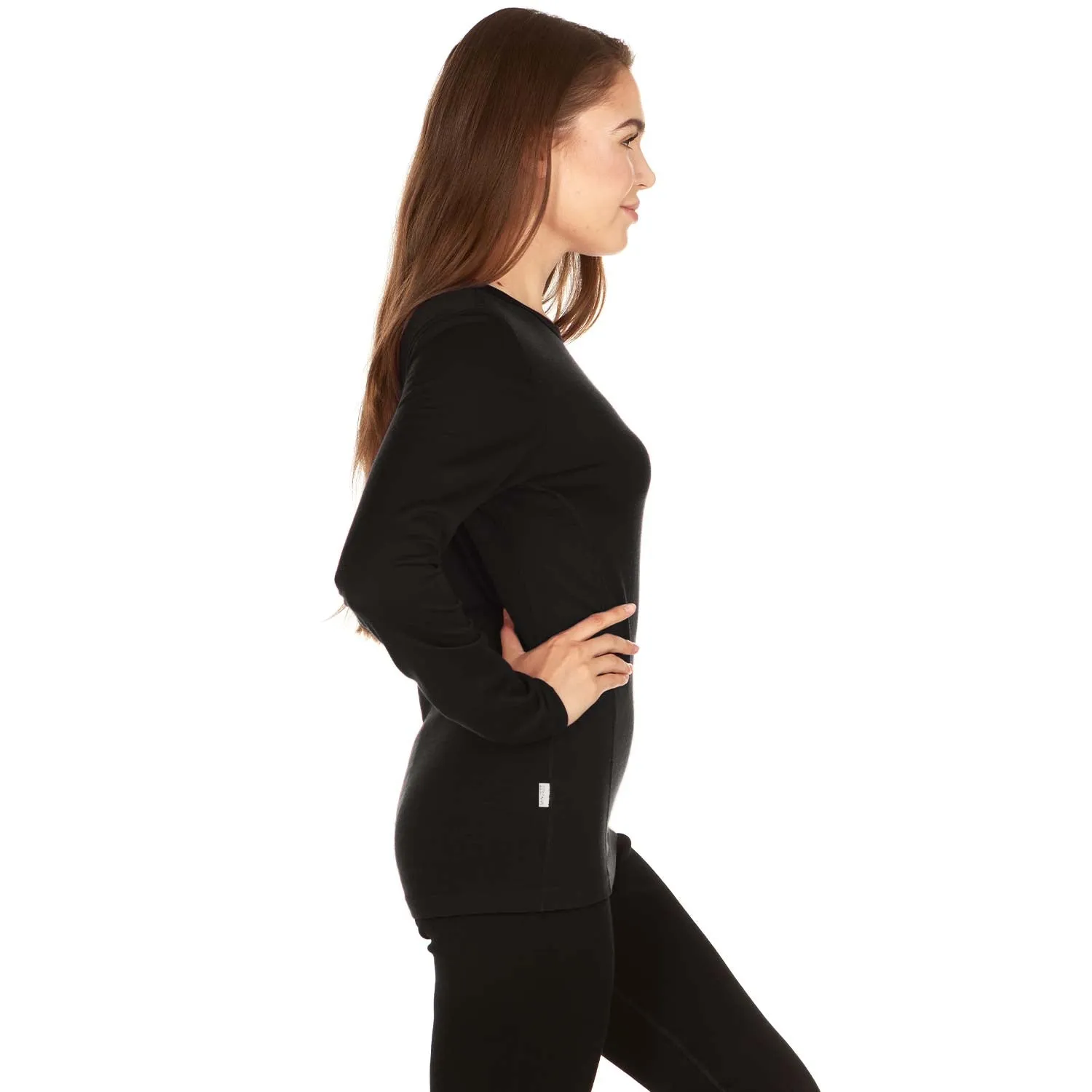 Microweight Women's Wool Long Sleeve Shirt - Woolverino sold by Minus33 Merino Wool product image thumbnail 3