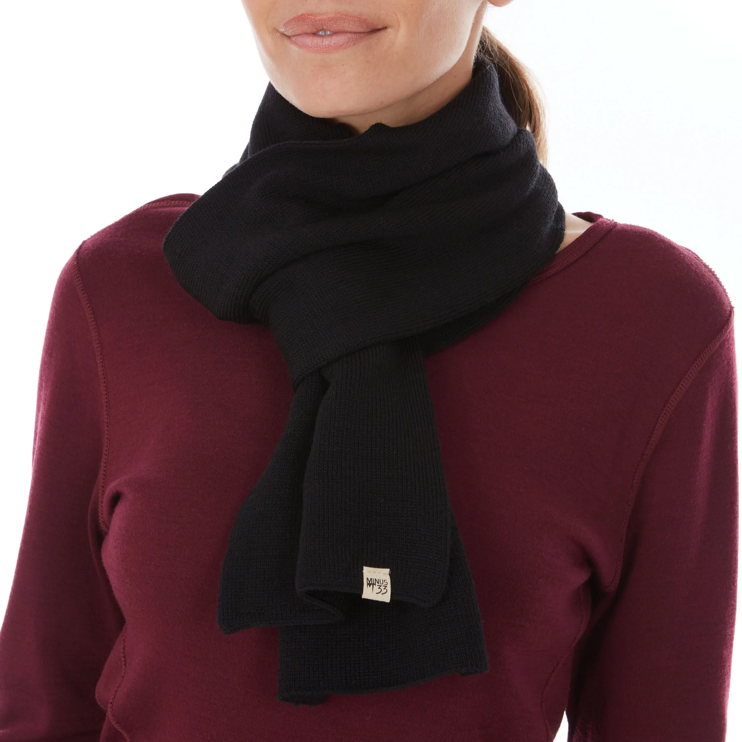 USA Made Merino Wool Knit Scarf | 100% Merino Wool sold by Minus33 Merino Wool product image thumbnail 5